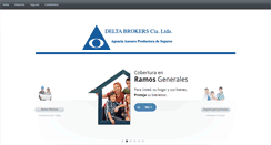 Desktop Screenshot of deltabrokers.net