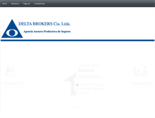 Tablet Screenshot of deltabrokers.net